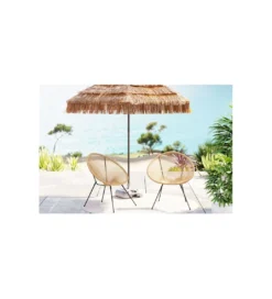 Zestaw 2 foteli ACAPULCO naturalne*KARE Outlet