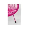 Zestaw fotel i stolik ACAPULCO MONO 85 i 50 cm różowe*KARE Online