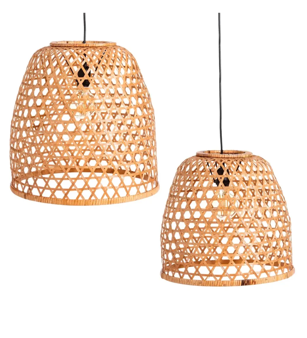 Zestaw 2 lamp wiszących WATEY 42 cm naturalne*Zona-Design Outlet