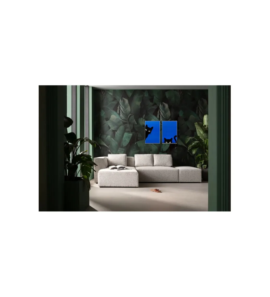 Zestaw 2 obrazów CIAO GATTO 60 x 40 cm*KDesign Online