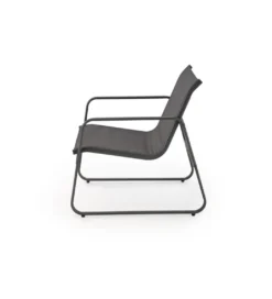 Zestaw ogrodowy CONOR sofa 114 cm dwa fotele 76 cm stolik 75 cm czarno szary*Halmar Outlet