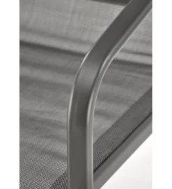 Zestaw ogrodowy CONOR sofa 114 cm dwa fotele 76 cm stolik 75 cm czarno szary*Halmar Outlet