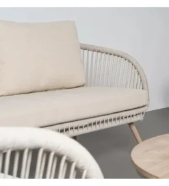 Zestaw ogrodowy DUNA sofa 153 cm dwa fotele 74 cm stolik 66 cm*Zona-Design Online