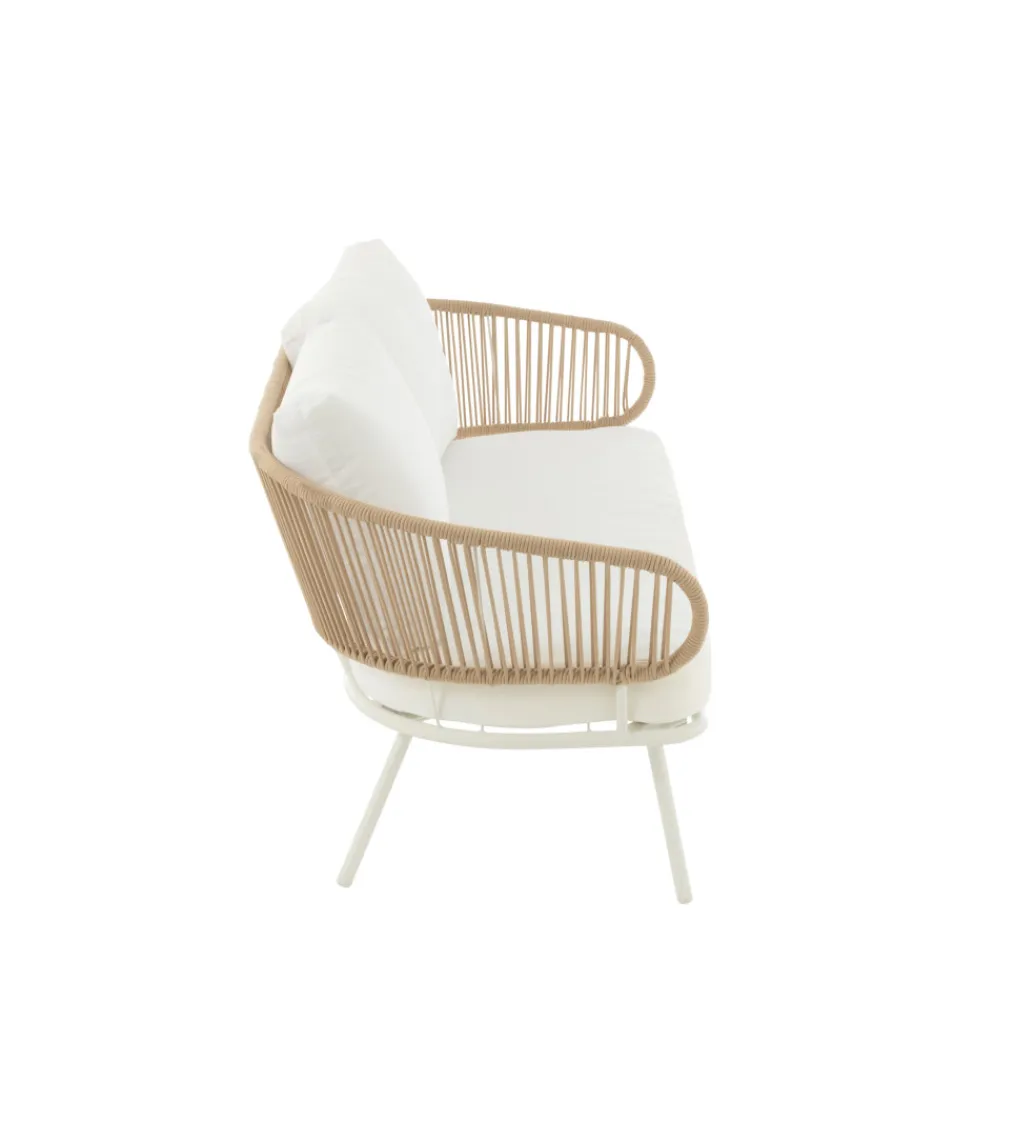 Zestaw ogrodowy JOALEN 2 krzesła i sofa*J-Line Discount