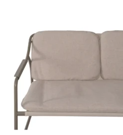 Zestaw ogrodowy OMAMA Szary 2 fotele + sofa + stolik*Zona-Design