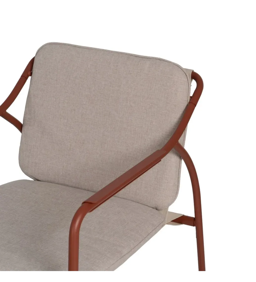 Zestaw ogrodowy OMAMA Terakota 2 fotele + sofa + stolik*Zona-Design Discount