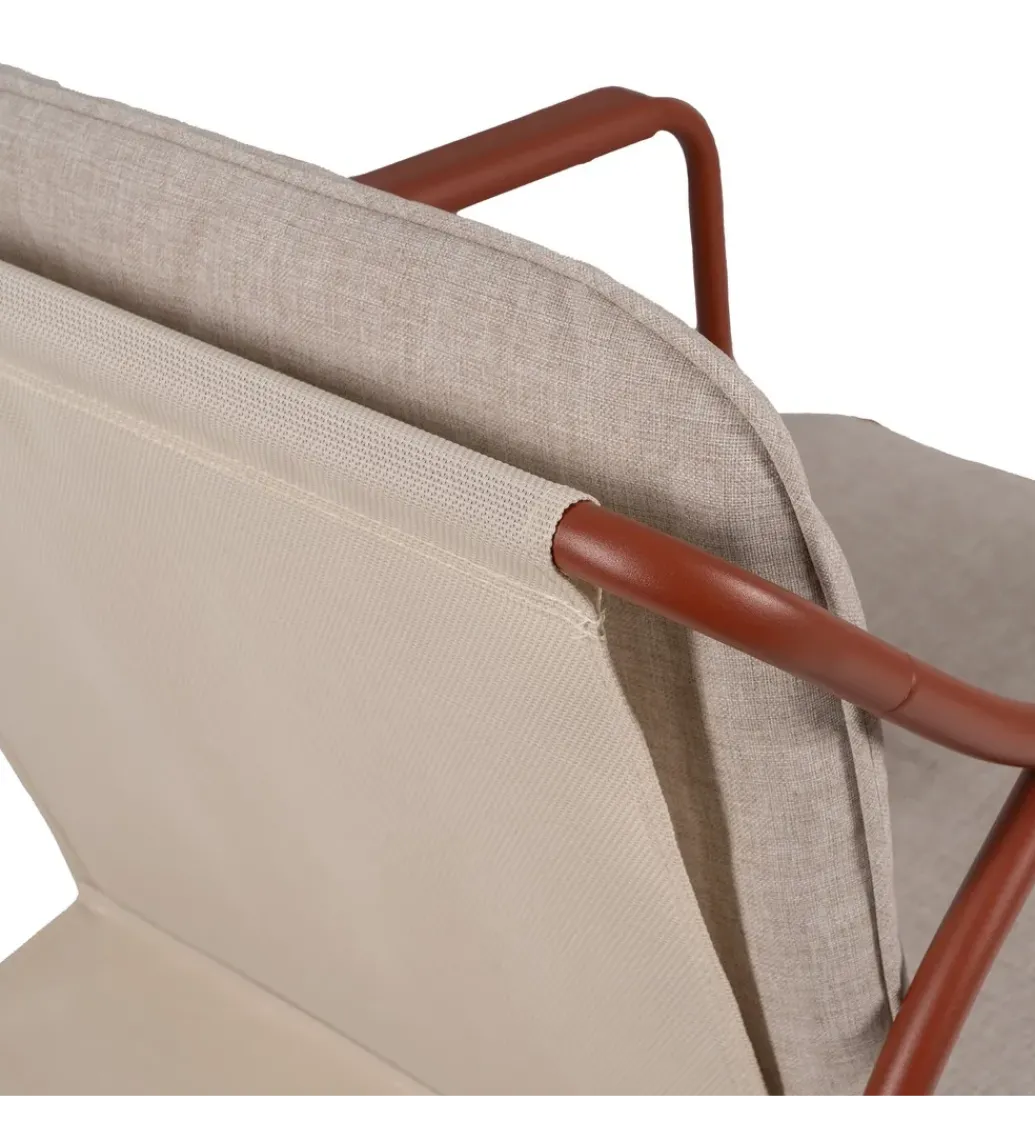Zestaw ogrodowy OMAMA Terakota 2 fotele + sofa + stolik*Zona-Design Discount