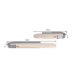 Zestaw 2 półek PURE NATURE 40 do 60 cm drewno mango*Invicta Interior Sale
