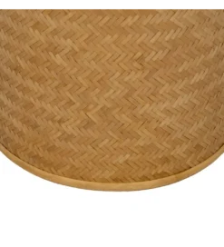 Zestaw 2 puf BROGLA z schowkiem 40 cm 35 cm ratan*Zona-Design Best