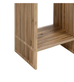 Zestaw 2 regałów BELLAMONTE drewno teak 86 cm 68 cm*Zona-Design Clearance