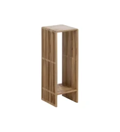 Zestaw 2 regałów BELLAMONTE drewno teak 86 cm 68 cm*Zona-Design Clearance