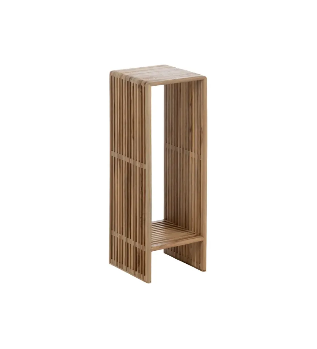 Zestaw 2 regałów BELLAMONTE drewno teak 86 cm 68 cm*Zona-Design Clearance