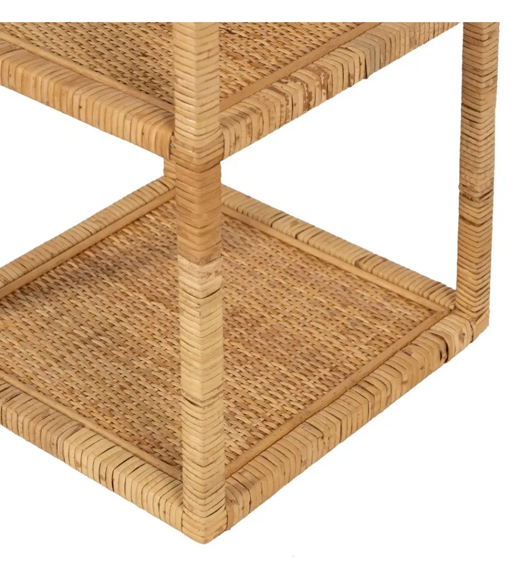Zestaw 3 regałów z ratanu naturalne*Zona-Design Hot