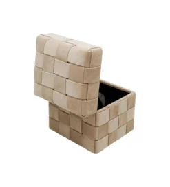 Zestaw 2 stołków WEAVE beżowe*KARE Hot