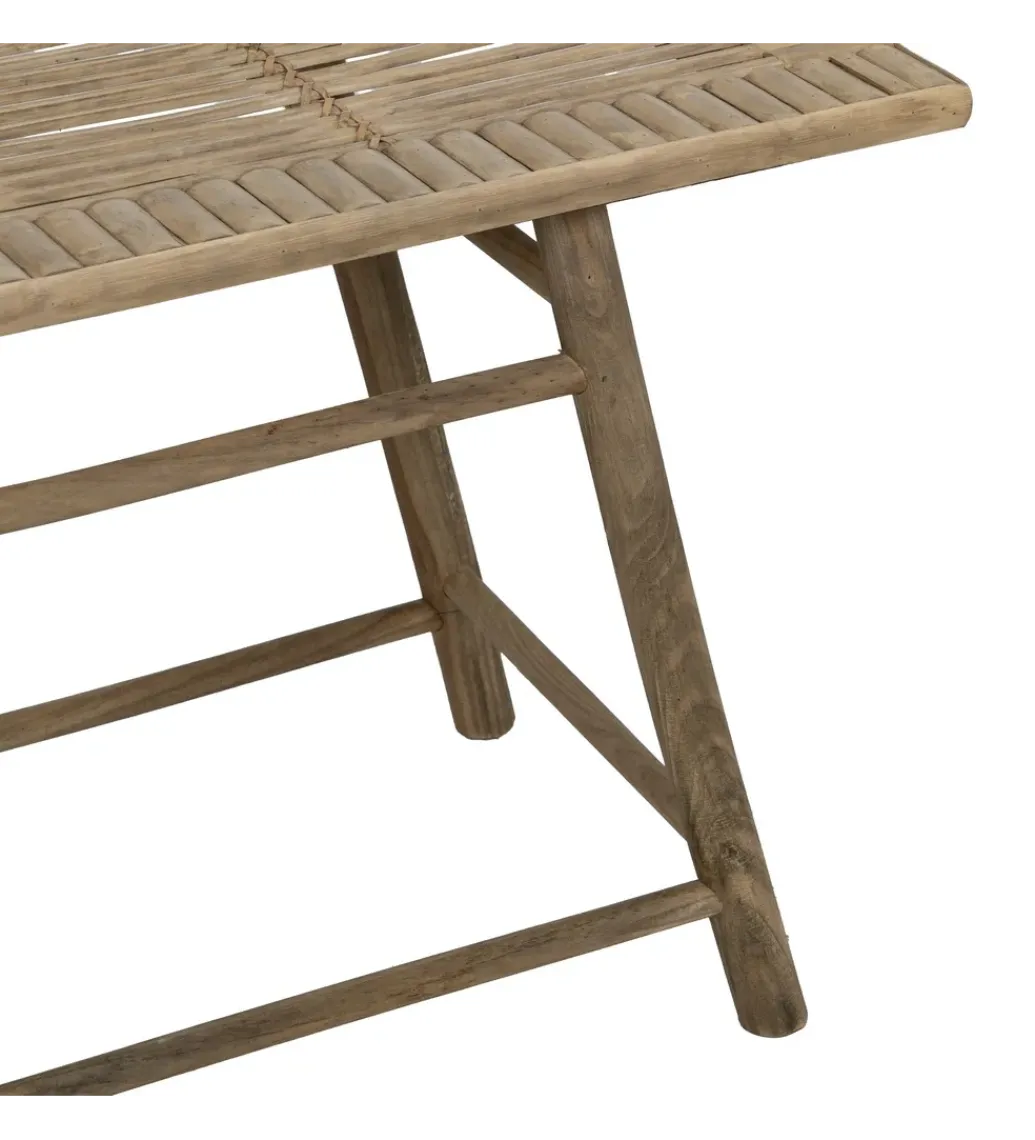 Zestaw stolików BAMBÚ 60 cm 42 cm bambus*Zona-Design Best