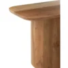 Zestaw 2 stolików kawowych ACATA 60 cm 80 cm drewno akacja*J-Line Outlet