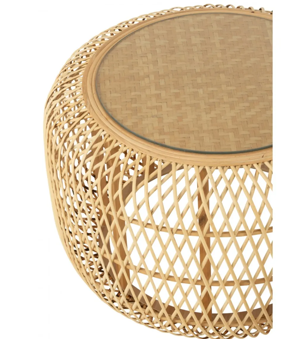 Zestaw 2 stolików kawowych AFRICA 80 cm 53 cm*J-Line