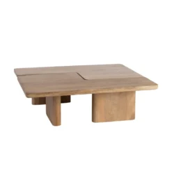 Zestaw 2 stolików kawowych ASANA 120 cm drewno mango*Zona-Design Sale