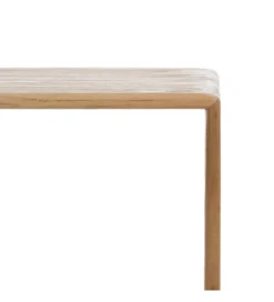 Zestaw 2 stolików kawowych BELLAMONTE 85 cm 75 cm drewno teak*Zona-Design Sale