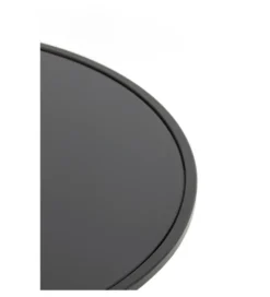Zestaw 2 stolików kawowych DUARTE 65 cm 75 cm czarne*L&L Clearance