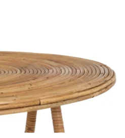 Zestaw 2 stolików kawowych MEGORY 60 cm 39 cm ratan*Zona-Design New