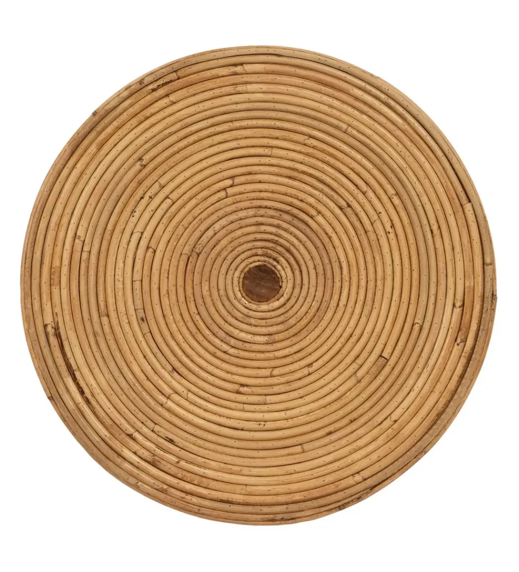 Zestaw 2 stolików kawowych MEGORY 60 cm 39 cm ratan*Zona-Design New