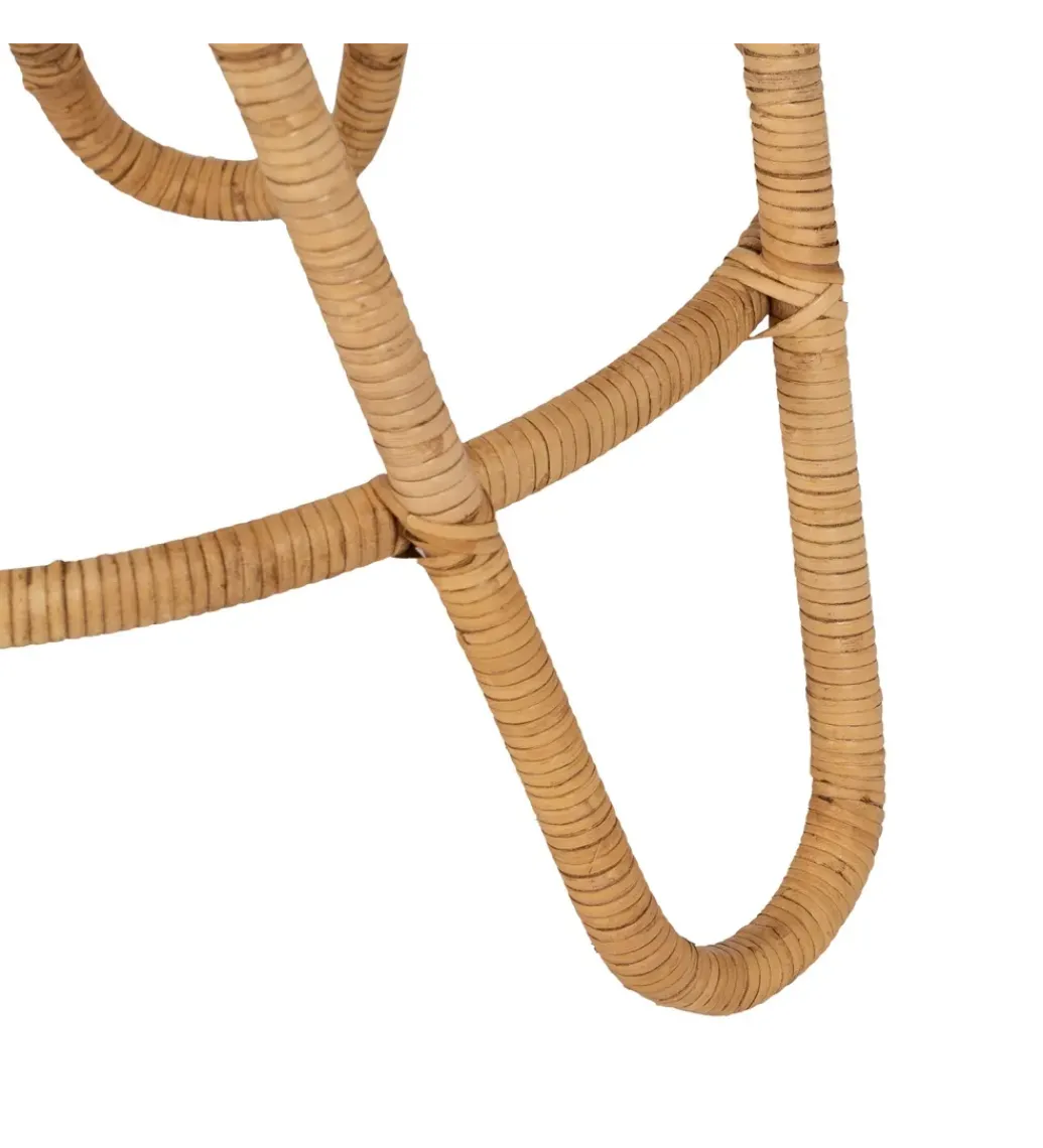 Zestaw 2 stolików kawowych MEGORY 60 cm 39 cm ratan*Zona-Design New