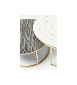 Zestaw 2 stolików kawowych MYSTIC 80 cm 91 cm*KARE Clearance