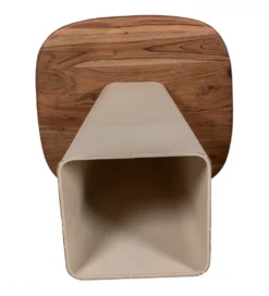 Zestaw 2 stolików kawowych PIMKO 50 cm 40 cm drewno akacja*Exclusivas Clearance