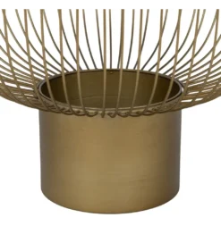 Zestaw 2 stolików kawowych RAG 50 cm 42 cm złote*Zona-Design