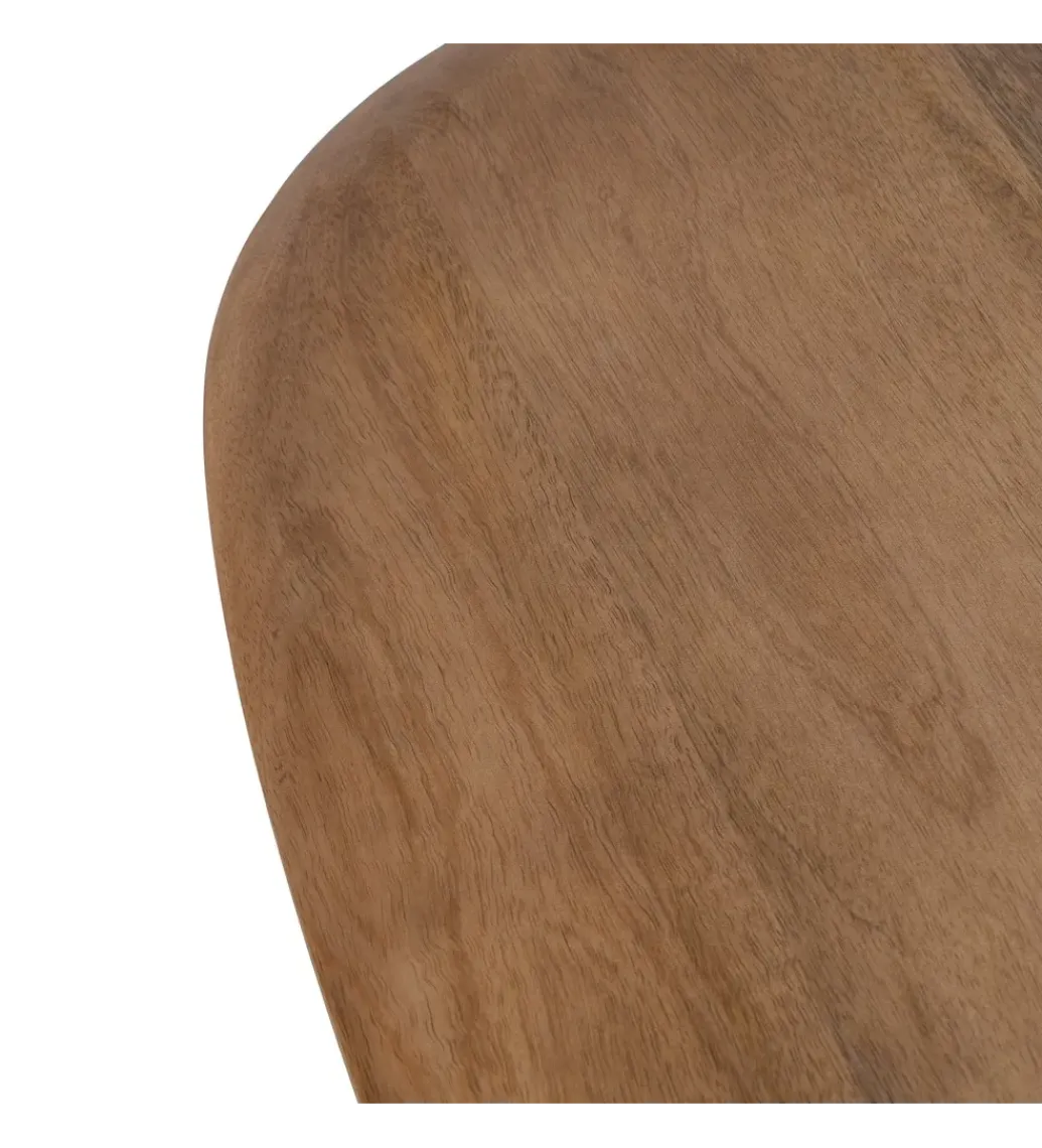 Zestaw 2 stolików kawowych RAGER 90 cm 70 cm drewno mango*Zona-Design Outlet