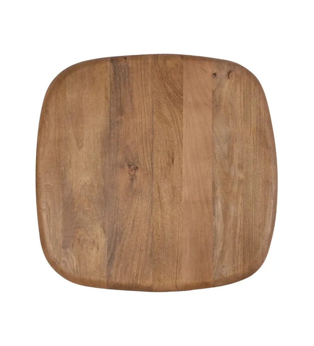 Zestaw 2 stolików kawowych RAGER 90 cm 70 cm drewno mango*Zona-Design Outlet