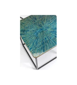 Zestaw 3 stolików kawowych RAY SQUARE 37 cm 43 cm 48 cm*KARE Online