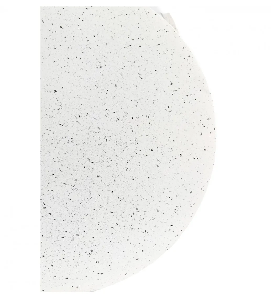 Zestaw 2 stolików kawowych SADAR 50 cm 52 cm białe*L&L New