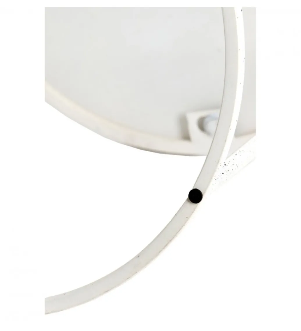 Zestaw 2 stolików kawowych SADAR 50 cm 52 cm białe*L&L New