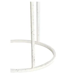 Zestaw 2 stolików kawowych SADAR 50 cm 52 cm białe*L&L New