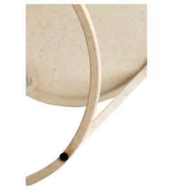 Zestaw 2 stolików kawowych SADAR 65 cm 75 cm piaskowe*L&L Sale
