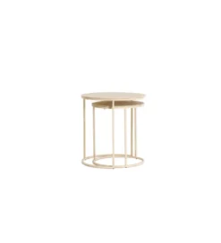 Zestaw 2 stolików kawowych SADAR 50 cm 52 cm*L&L
