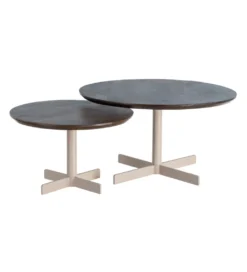 Zestaw 2 stolików kawowych TEKAN 80 cm*Zona-Design Clearance