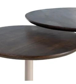 Zestaw 2 stolików kawowych TEKAN 80 cm*Zona-Design Clearance