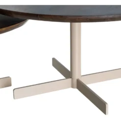 Zestaw 2 stolików kawowych TEKAN 80 cm*Zona-Design Clearance