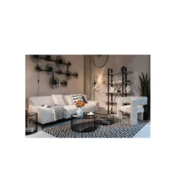 Zestaw 2 stolików kawowych WIRE 69 cm 59 cm czarne*KARE Discount