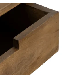 Zestaw 2 Stolików nocnych wiszących NOHENY 55 cm drewno mango*Zona-Design New