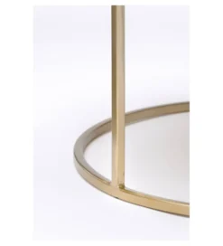Zestaw 2 stolików TALCA 75 cm 65 cm złoty*L&L Outlet