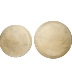 Zestaw 2 stolików TALCA 75 cm 65 cm złoty*L&L Outlet